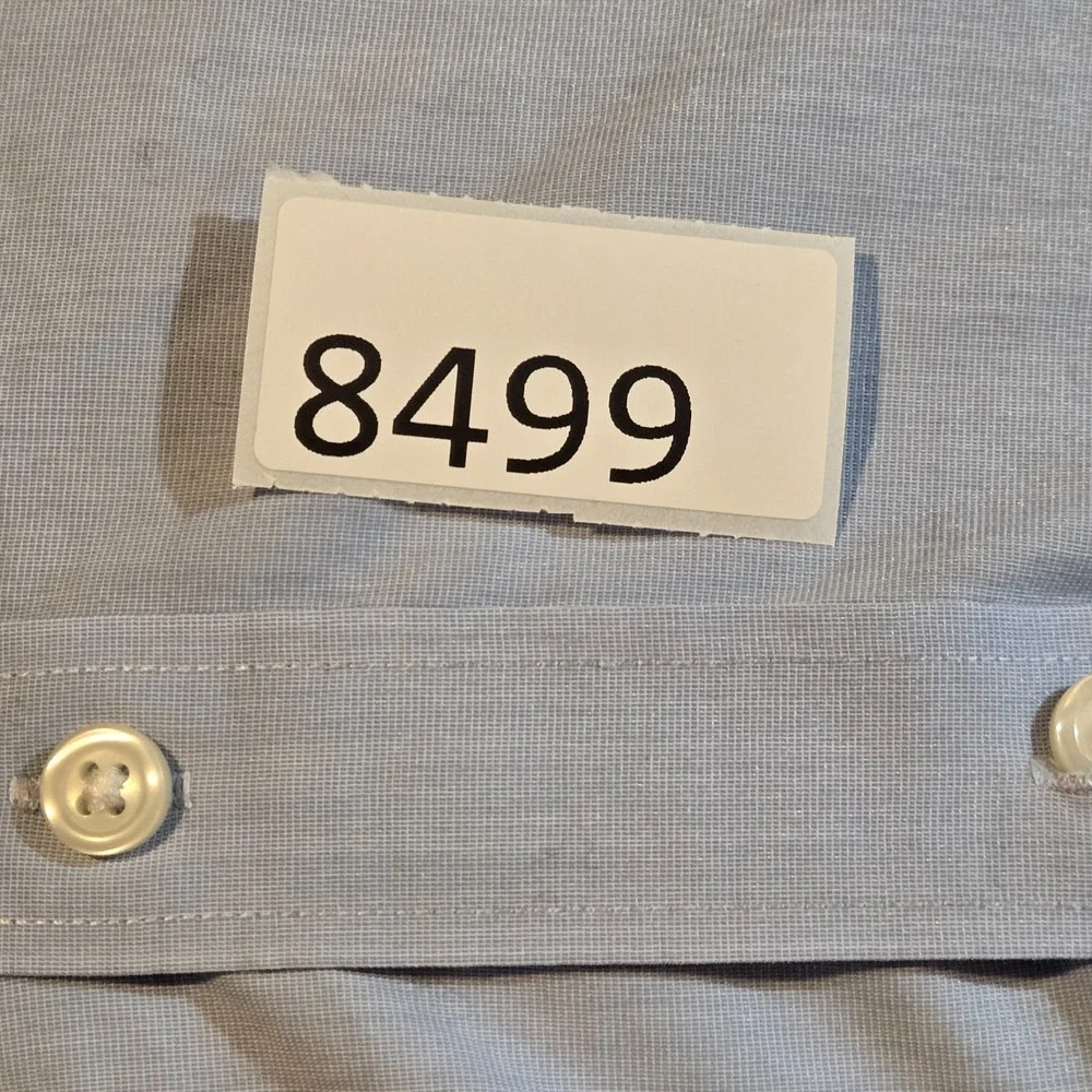 J Crew Performance Blue Solid / Stripe Button Up Shirt Sz Medium Work Casual x2
